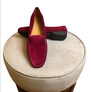 NEW with Tags TALBOTS Nadine 10W, Color Rhubarb Suede with Stitching Wow!